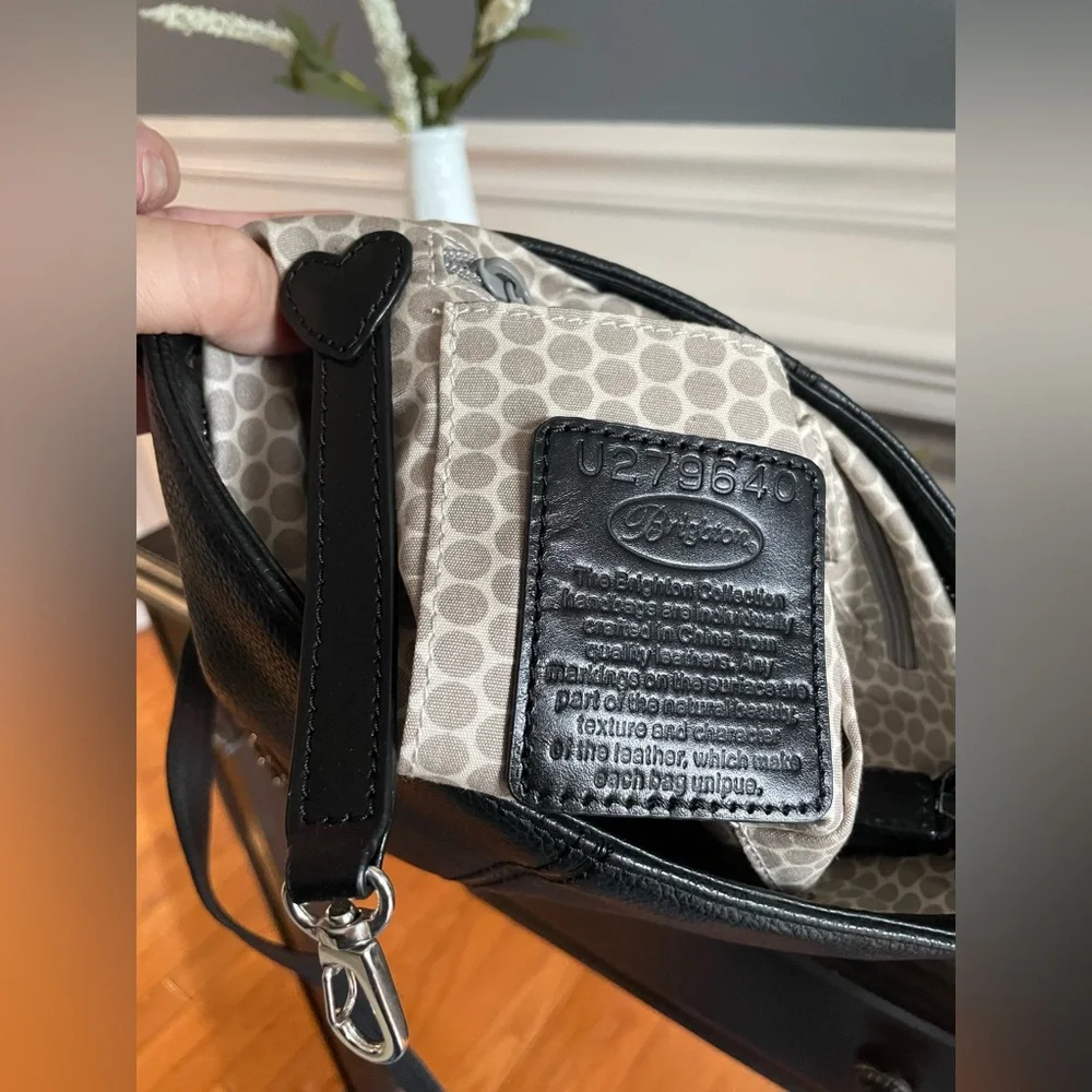 Brighton Pretty Tough Collection- Baby Jake Leather Crossbody - Picture 8 of 12